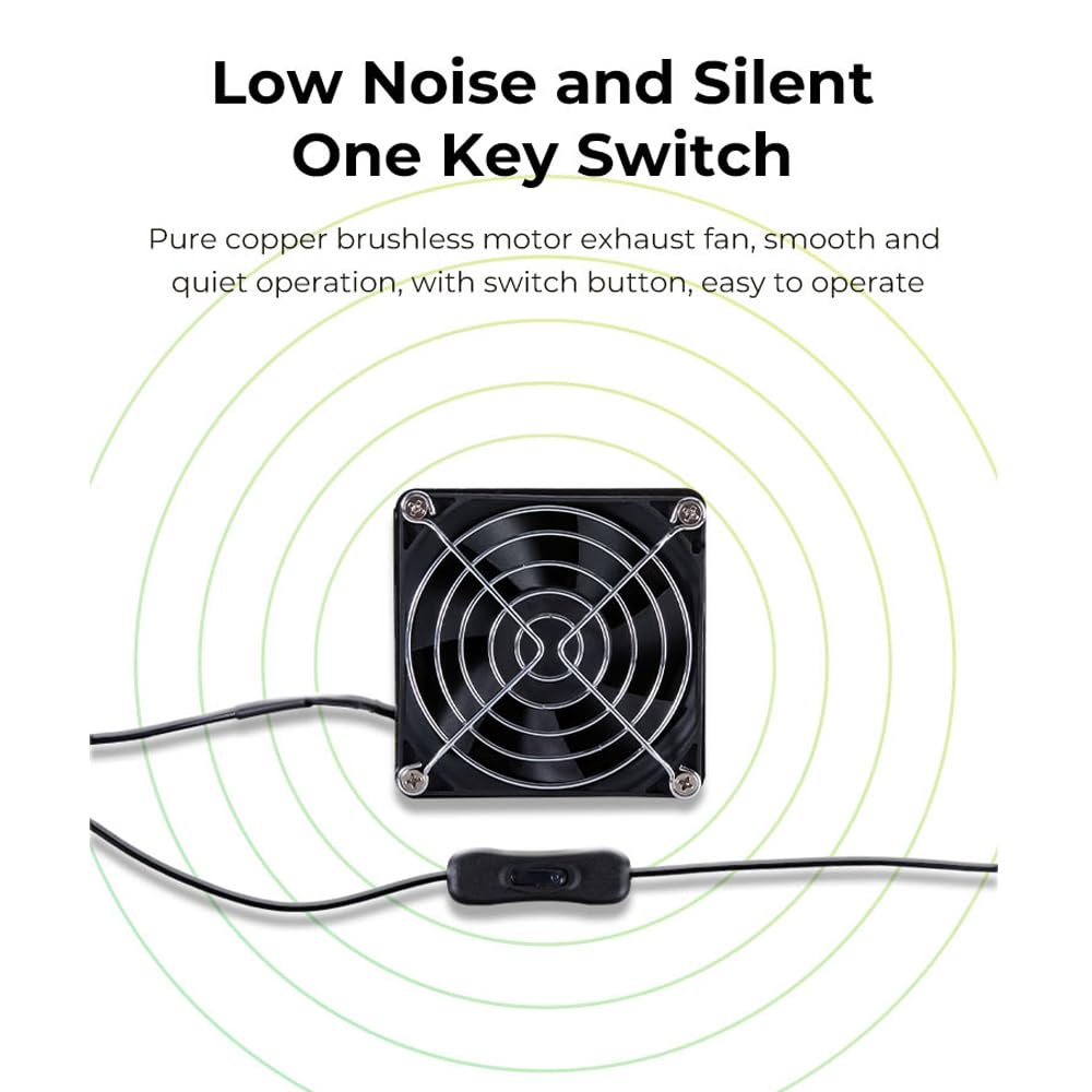 Creality Fan Extraction Kit for Ender Plus 3D Printer Enclosure with Fan Interface and Laser Engraver Enclosure. Skouphy