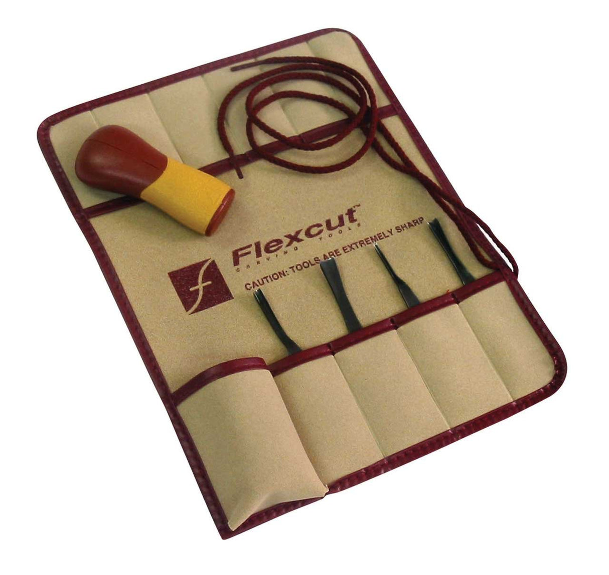 Flexcut Carving Tools, Printmaking Set, 4 Carving Blades and Quick-Connect ABS Handle Included, 5-Piece Set (SK130) FLEXCUT