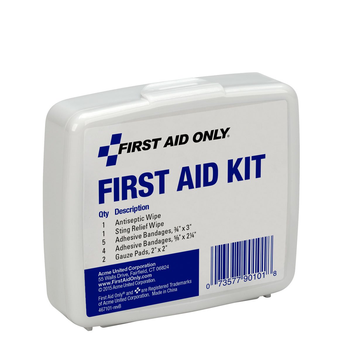 First Aid Only PhysiciansCare On-The-Go Emergency First Aid Kit for Home, Work, and Travel, 13 Pieces First Aid Only