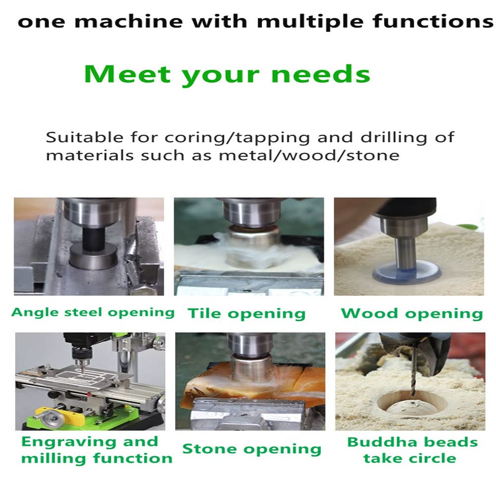 BACHIN MINIQ Bench Drill Stand 1050W Mini Electric Bench Drilling Machine Drill Chuck 3-16mm BACHIN