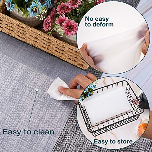 Gartful Extra Large Transparent Silicone Mat, Countertop Protector, 25.2 x 17.7 inches Silicone Sheet for Crafts Resin Jewelry Casting Mat Pad Gartful