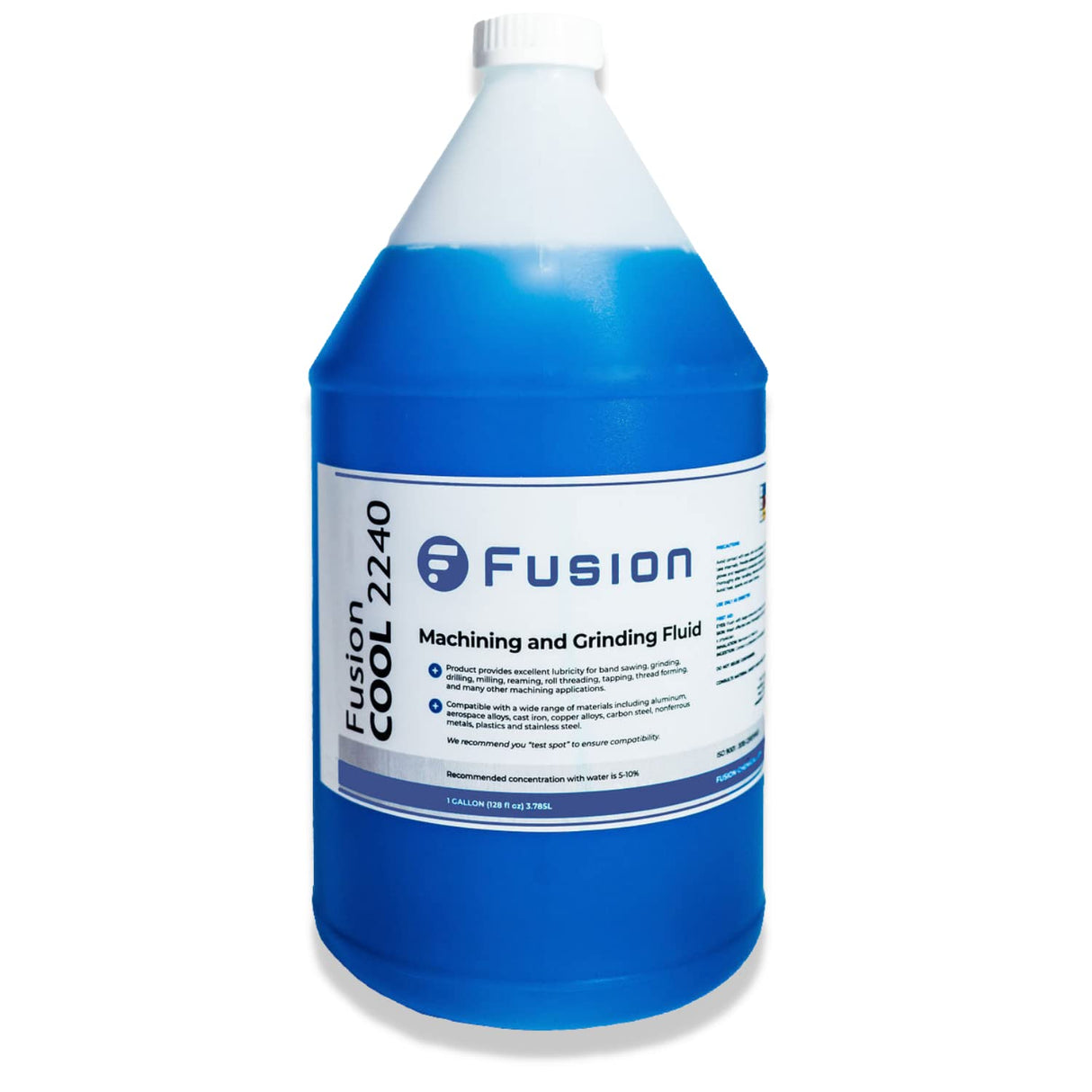 Machining and Grinding Fluid | Fusion Cool 2240 | General Purpose Coolant for Cutting and Grinding Machine Shop Operations | Semisynthetic (1 Gallon) Fusion Chemical
