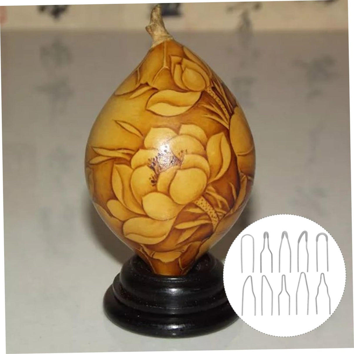 Homoyoyo 10pcs Pyrography Wire Tip Heating Wire Tips Wood Burning Tips Pyrography Burner Tips Wood Burner Tools Wire Tip Wood Burning Tool Wood Homoyoyo