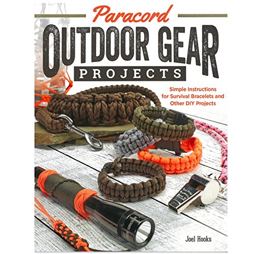 Paracord Outdoor Gear DIY Craft Book and Crafting Essentials Kit (Outdoor Gear DIY Project Book) Craft County