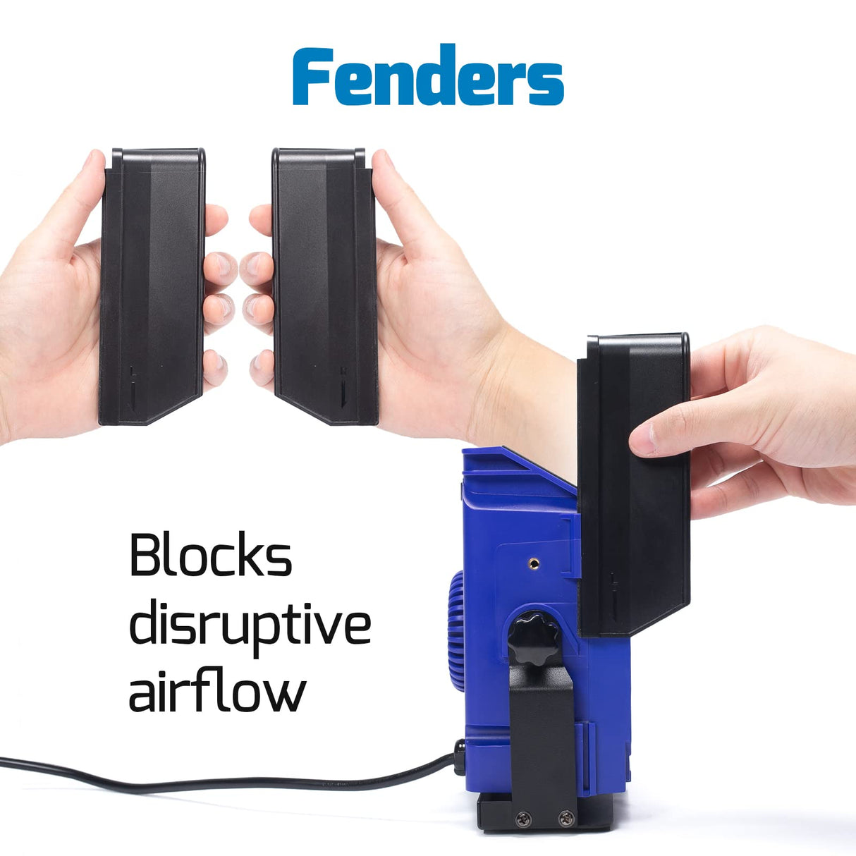 WEP 948DQ-I Fume Extractor Tool with Double Filtering, Helping Hands, Adjustable Tilt Angle, Fenders for Soldering Station, Soldering Iron with 6 WEP