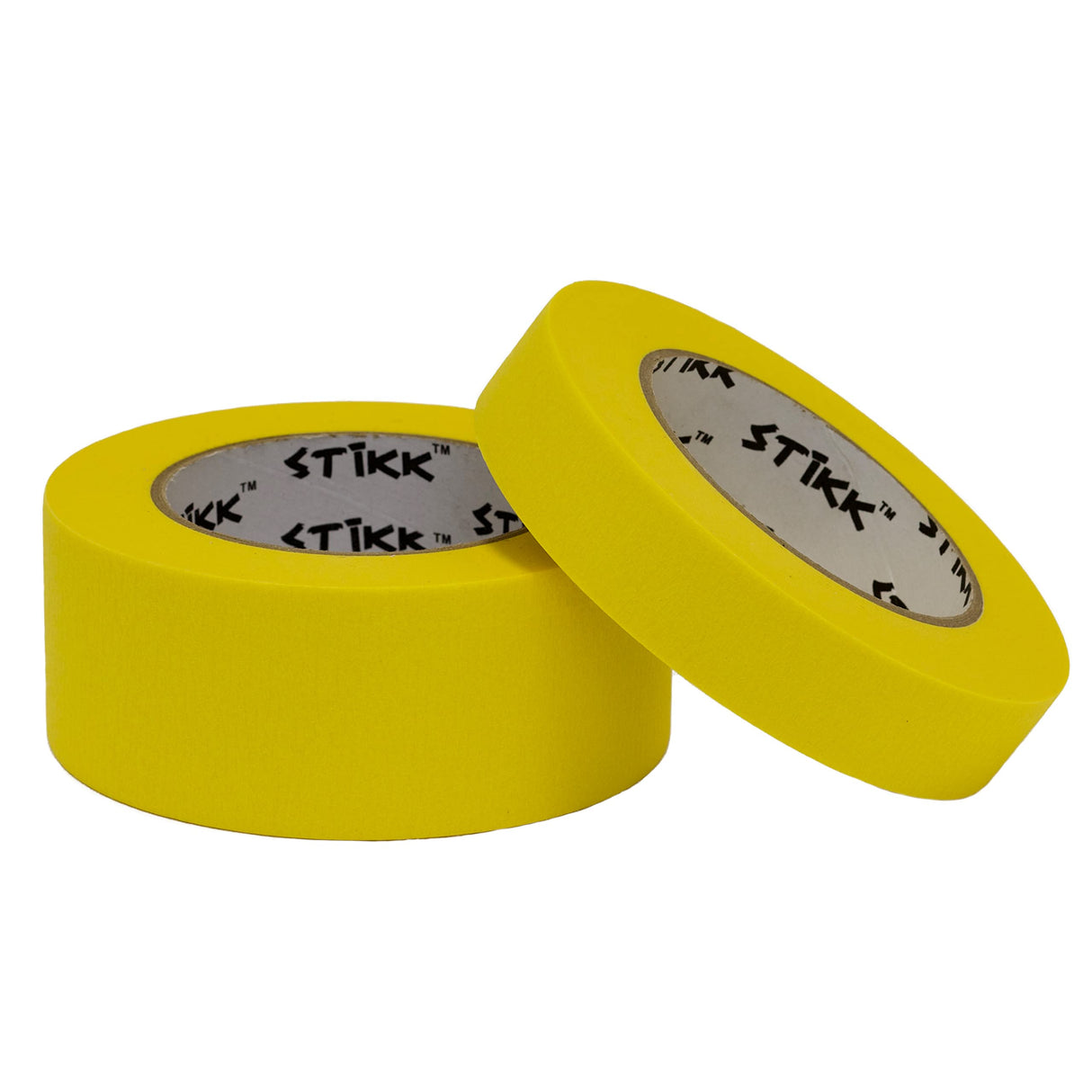 STIKK Painters Tape - 3pk Yellow Painter Tape - 1 inch x 60 Yards - Paint Tape for Painting, Edges, Trim, Ceilings - Masking Tape for DIY Paint STIKK