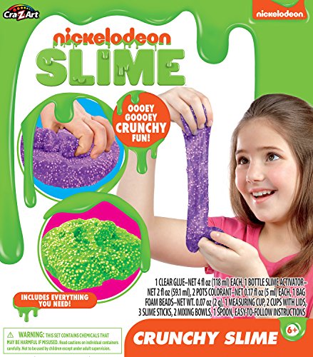 Cra-Z-Art Nickelodeon Crunchy Slime Kit, Brown/a (18871) Cra-Z-Art