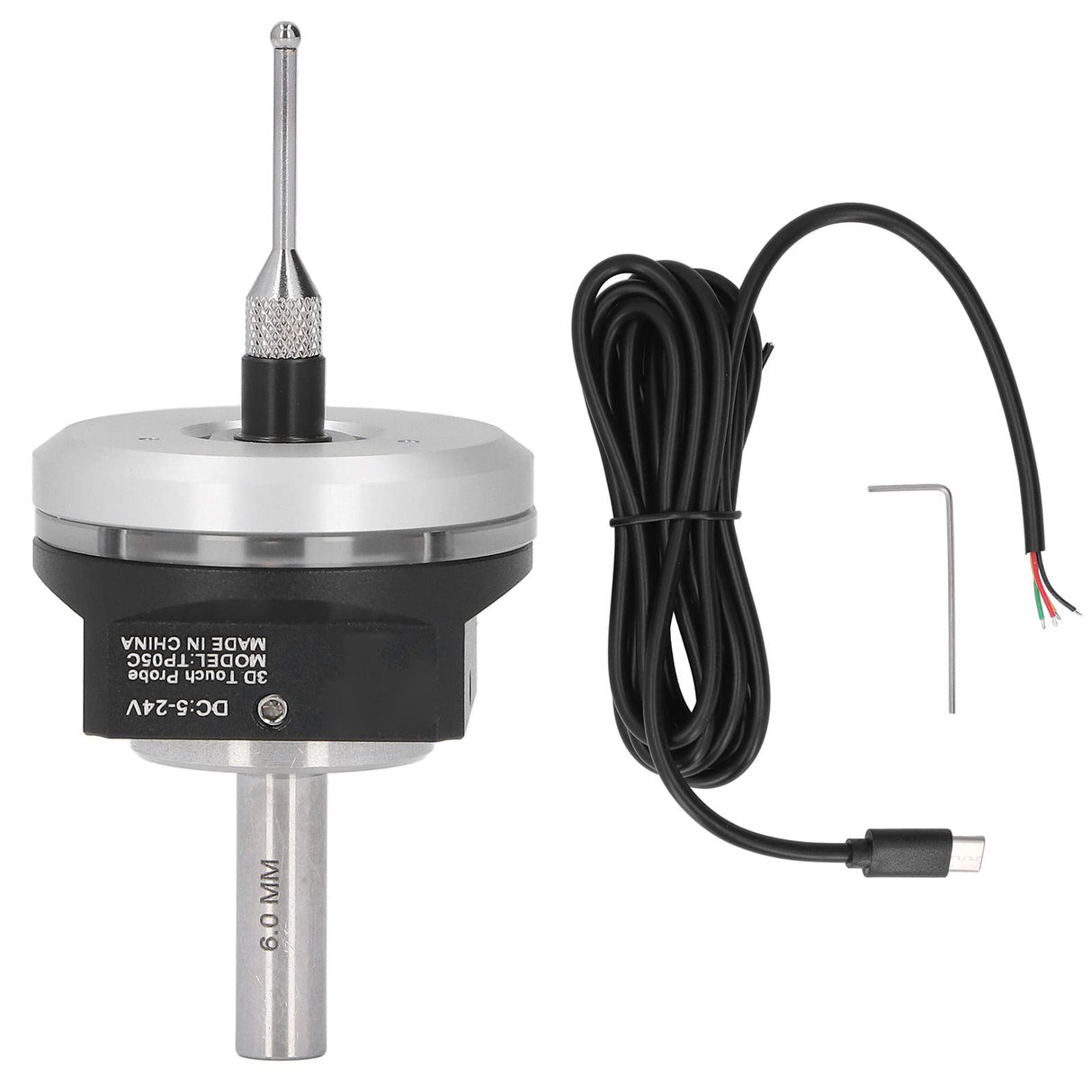 CNC 3D Edge Finder, Professional High Accuracy Universal 3D Sensor Probe, Waterproof Multifunctional 3D Edge Locator with Tungsten Steel Tip for X, Y Diydeg