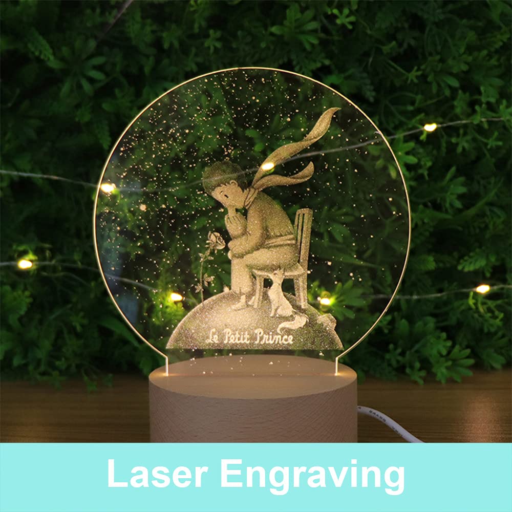 N A 4Pcs Acrylic Sheets for Light Base,Acrylic Sheet Clear Cast, Plastic Glass Board for LED Light Base, DIY Display Projects, Signs, 0.16(4mm) N //A