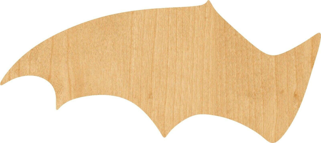 3 Pcs Bat Wing Supply 3" Wooden Shape Ornaments Unique Unpainted Smooth Surface Unfinished Laser Cutout Wood Sheets Boards for Crafts 1/8 Inch Thick Generic