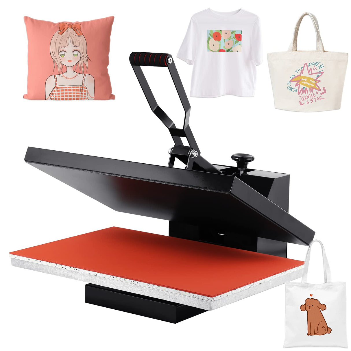 Iglobalbuy 16x24" Clamshell Heat Press Sublimation Machine, Digital Control Heat Press Transfer Printer, Large 16" x 24" Industrial Clamshell Design Iglobalbuy