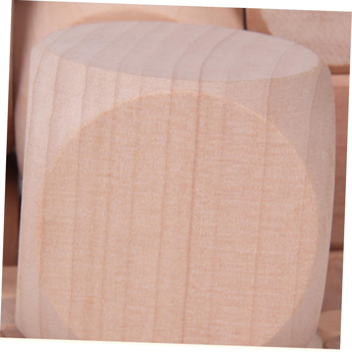 VILLCASE 12 Pcs Wood Blank Dice Unfinished Blocks DIY Wood Kids Block Toys Wood Block Blank Cubes Unfinished Wood Cubes Kids Toys Building Blocks for VILLCASE