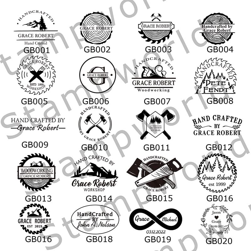 Custom DIY Branding Iron for Wood, Leather, and More - Handmade Heat Stamp with Handle Generic