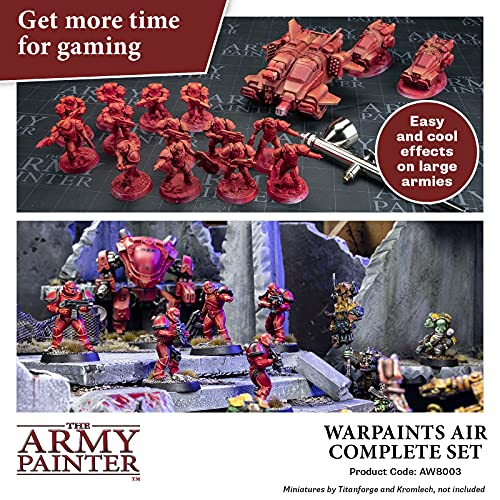 The Army Painter Warpaints Air Complete Set - 126 Non-Toxic Water Based Airbrush Paint Set – Miniature Paint for Tabletop Roleplaying, Boardgames, The Army Painter