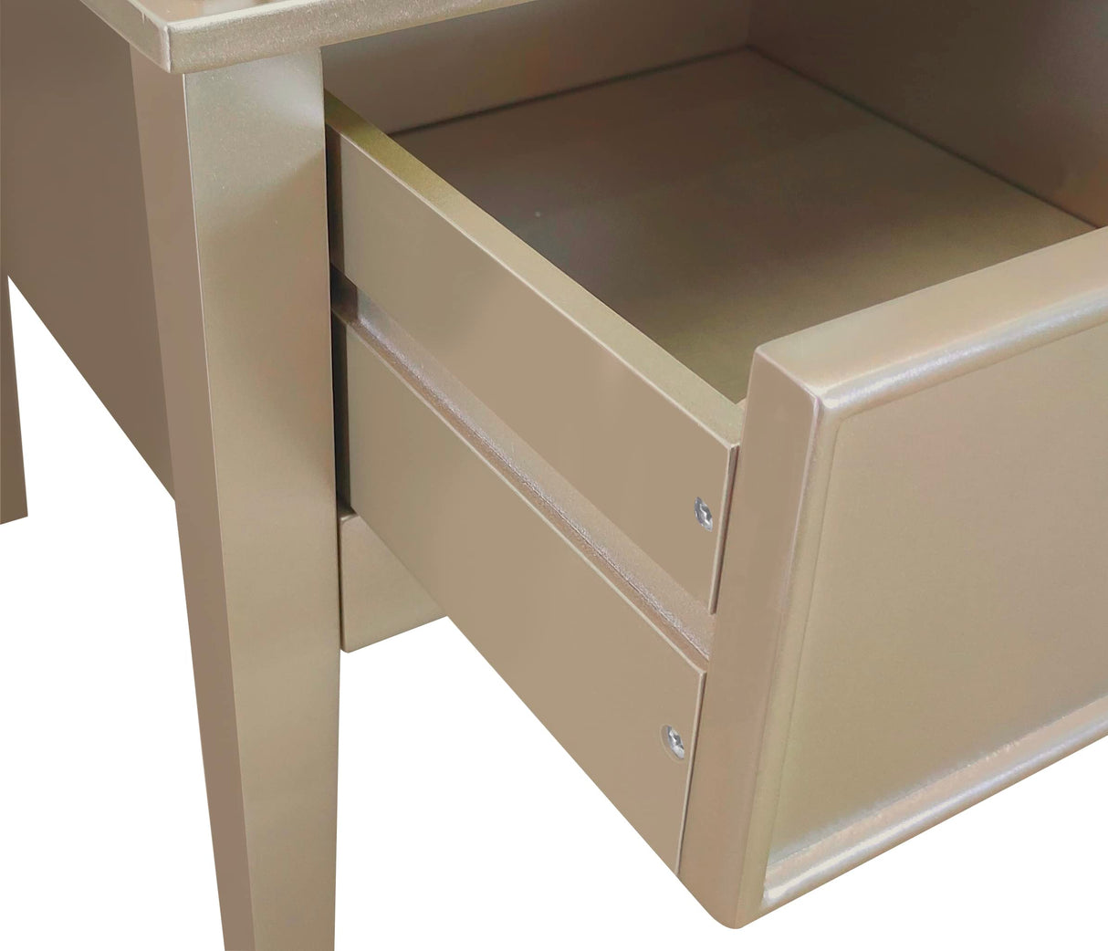 Kings Brand Furniture - Versailles Curio Display Storage Accent Cabinet with Glass Shelves (Gold) Kings Brand Furniture