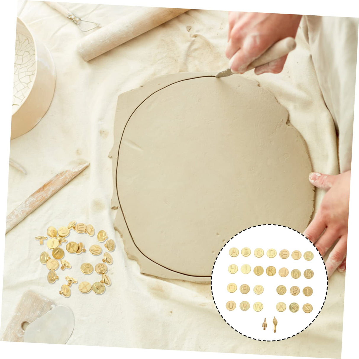 Lurrose 3 Sets Copper Letter Wood Burning Tips for Personalised Branding on Wood and Leather Lurrose