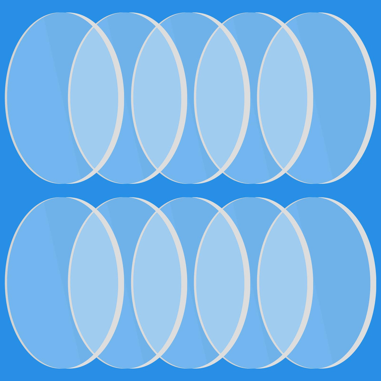 Copkim 10 Pcs 14mm Replacement Laser Lens Laser Protective Lens Lower Protective Lenses for Laser Cleaning Machine Compatible with D1 Pro, M1, P20 Copkim