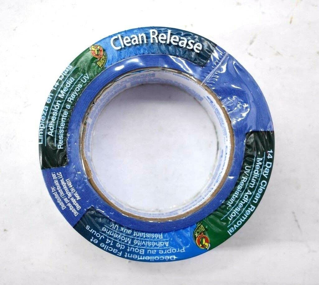 Duck Clean Release Blue Painter's Tape, 2-Inch (1.88-Inch x 60-Yard), Single Roll, 240195 Duck