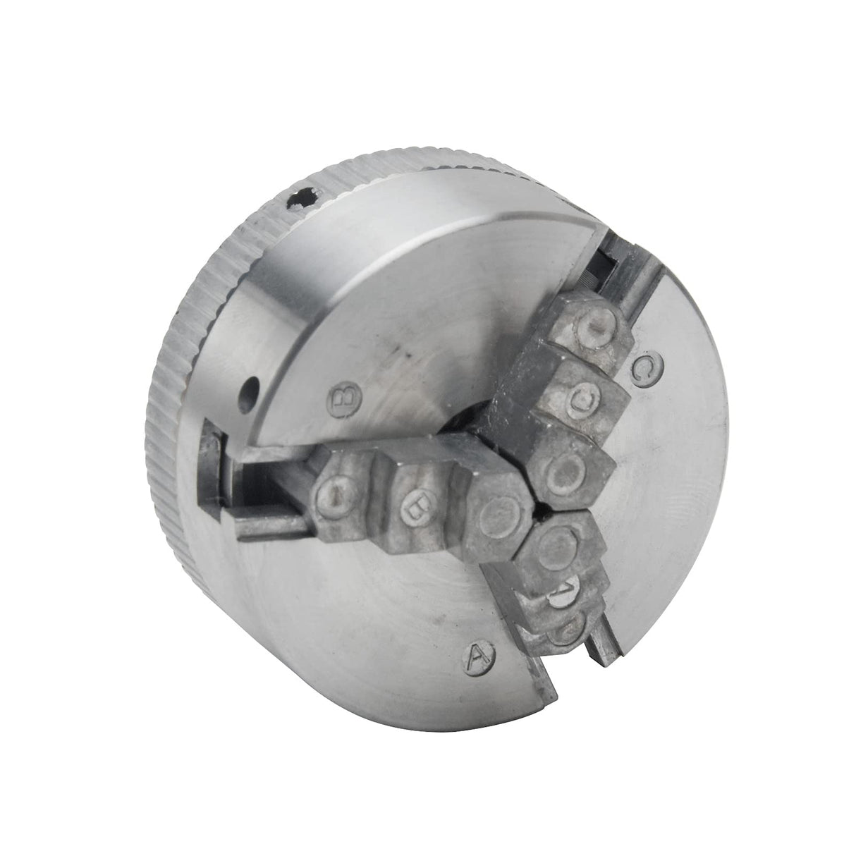 Z011 3-Jaw Lathe Chuck, Mini Lathe Chuck with Connecting Rod and Short Sticks, Self Centering Wood Turning Chuck, Power Lathe Accessory soikoi