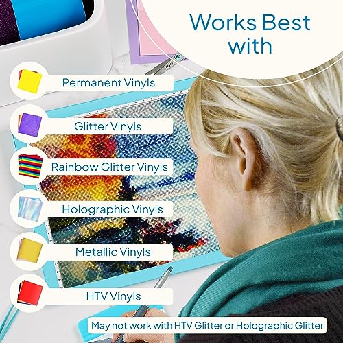 iVyne Rechargeable A4 Light Pad for Tracing & Weeding - LED Light Board for Weeding Vinyl - for Cricut Vinyl Weeding Tools - Ultra-Thin & Portable - iVyne