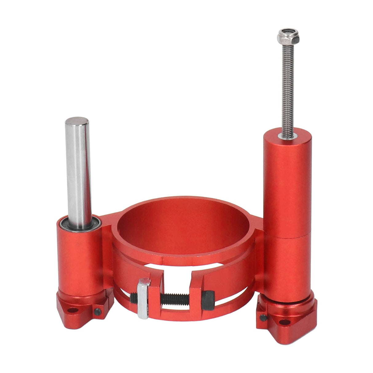 Router Lift System Kit, Router Table Insert Plate with Router Lift, Rings and Screws, Mounting Base Plate for Woodworking (Black) Acogedor