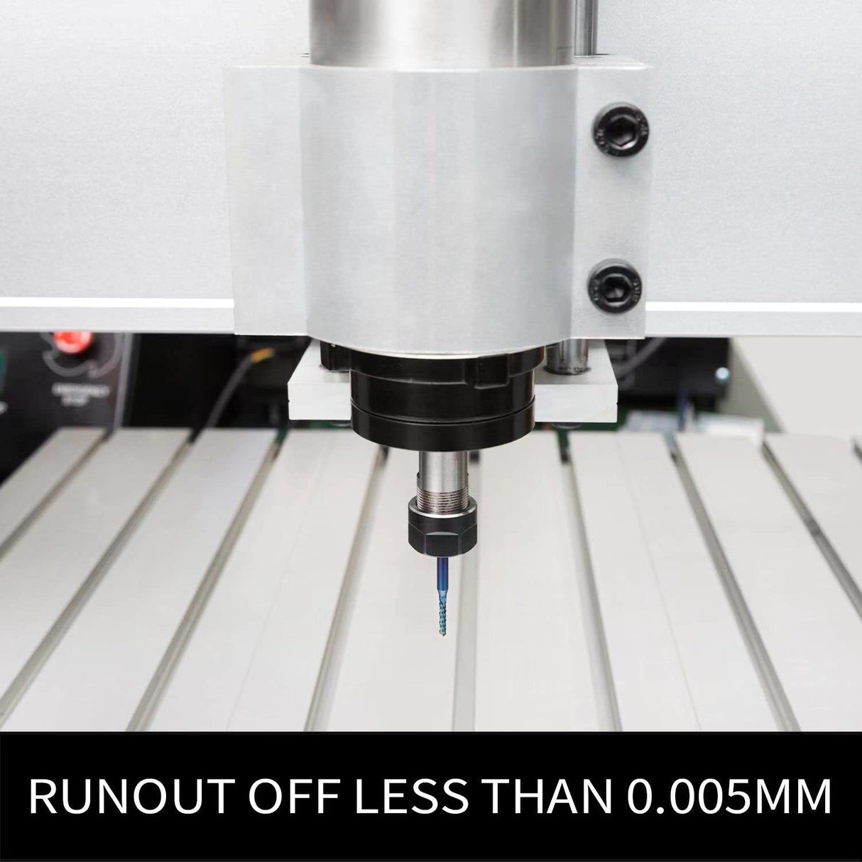 CNC Spindle Motor Kits, 220V 2.2KW 80mm Water Cooled Spindle Motor CNC motor +220V 2.2KW VFD+Clamp Mount +Water Pump+ Water pipe+ER20 Collet set + Zhong Hua Jiang