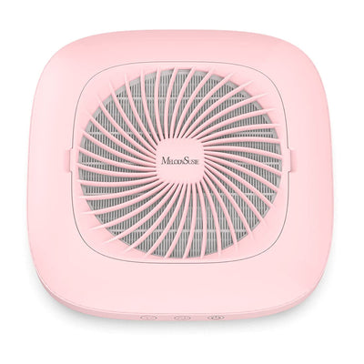 MelodySusie Nail Dust Collector with Reusable Filter, Powerful Nail Vacuum Fan Vent Dust Collector Extractor Electric Dust Suction Machine for