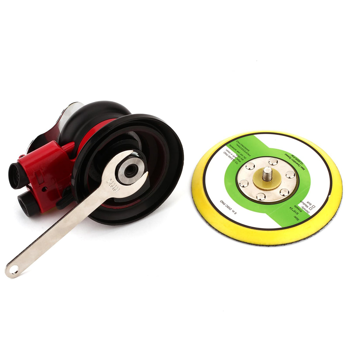 Professional Air Random Orbital Palm Sander, Dual Action Pneumatic Sander, Low Vibration, Heavy Duty Gedu