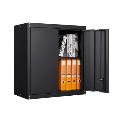 LUCYPAL Metal Wall Cabinets with Adjustable Shelve,Wall Mounted Storage Cabinet with Locking Doors,Steel Garage Storage Cabinet for