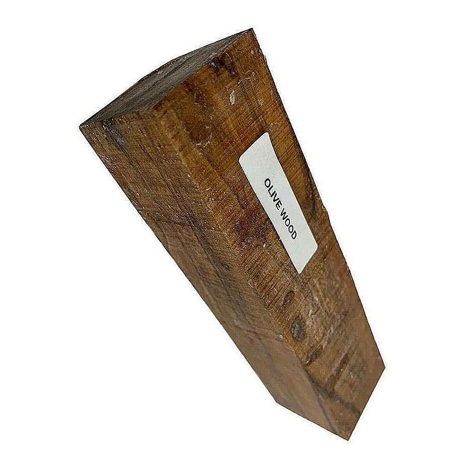 Beautiful Olivewood Turning Blank 3" X 3" X 6" Ping Suitable Wood Pieces for Wood Crafts and Projects Generic