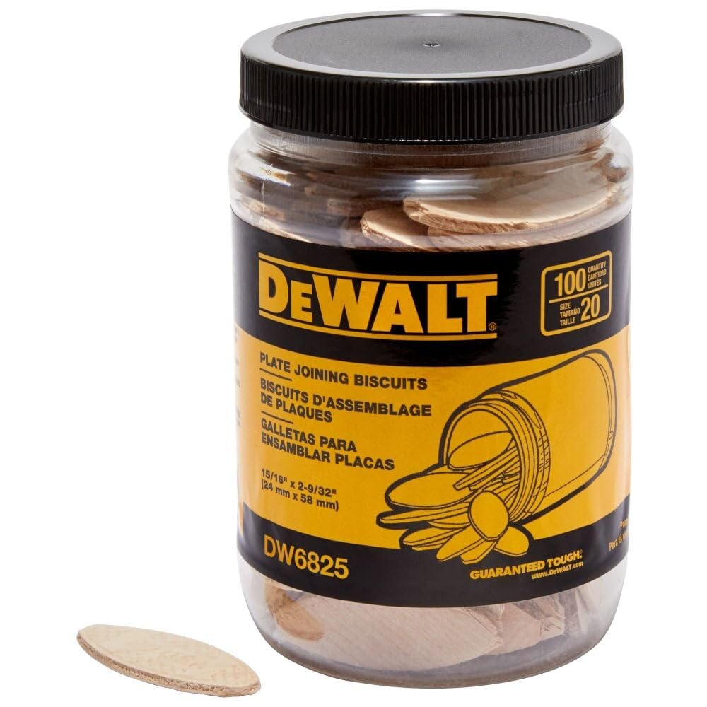DEWALT, DW6825, Tube Biscuits - Size 20 DEWALT