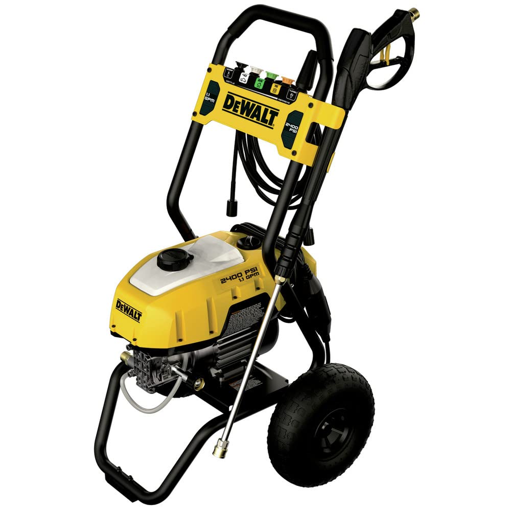 DEWALT Electric Pressure Washer, Cold Water, 2400-PSI, 1.1-GPM, Corded (DWPW2400) DEWALT
