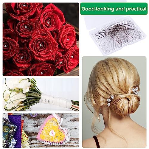 GLAMFIELDS Floral Arrangement Kit with Floral Tape, 26 Gauge Floral Stem Wire, 22 Gauge Floral Wire, Cutter, Boutonniere Flower pin for Bouquet Stem GLAMFIELDS