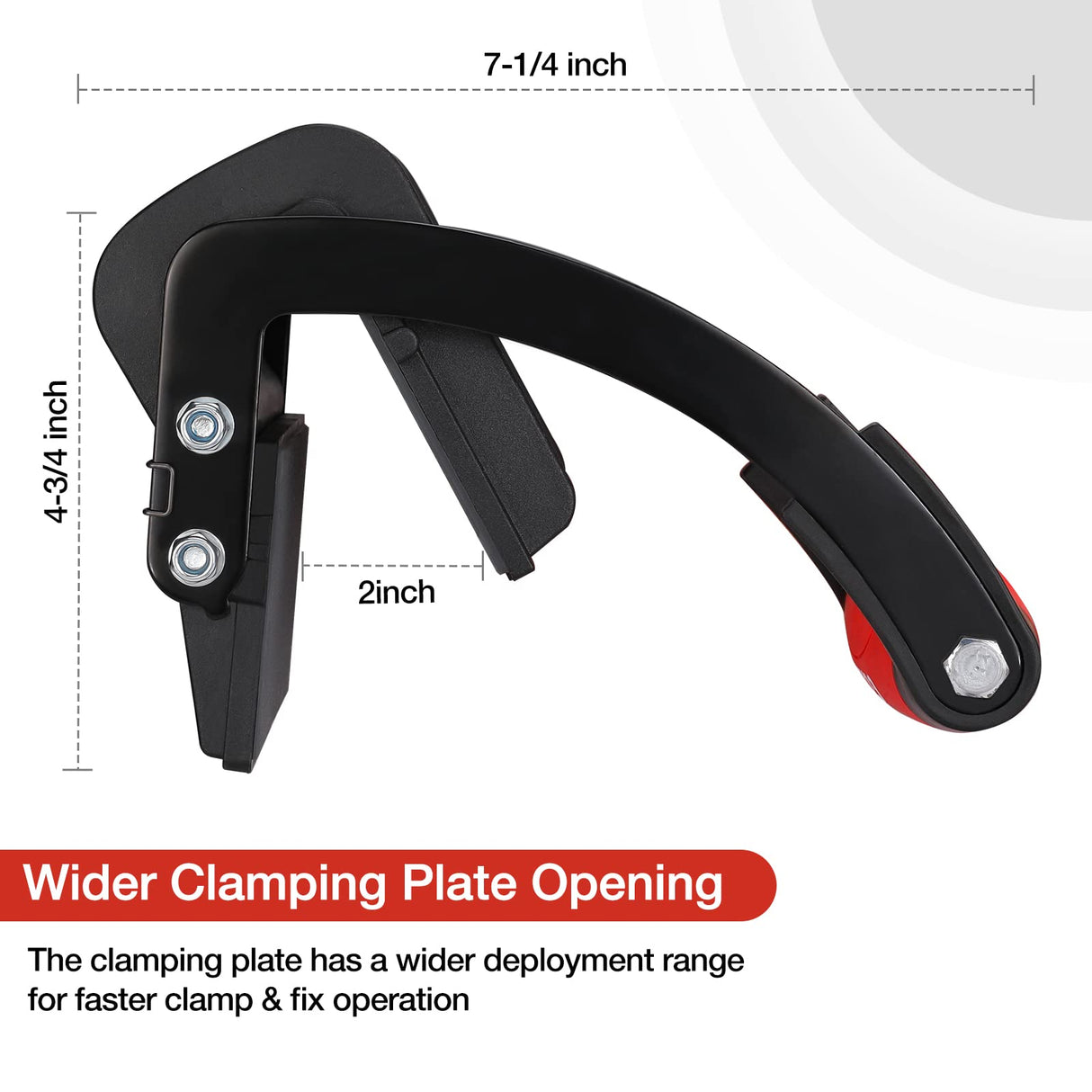 Goldblatt 2 Pack Panel Carrier, Plywood Lifting, Drywall Carrying Tool for Wood, Synthetic Cement Board - Clamping Thickness up to 3/4 inch Goldblatt