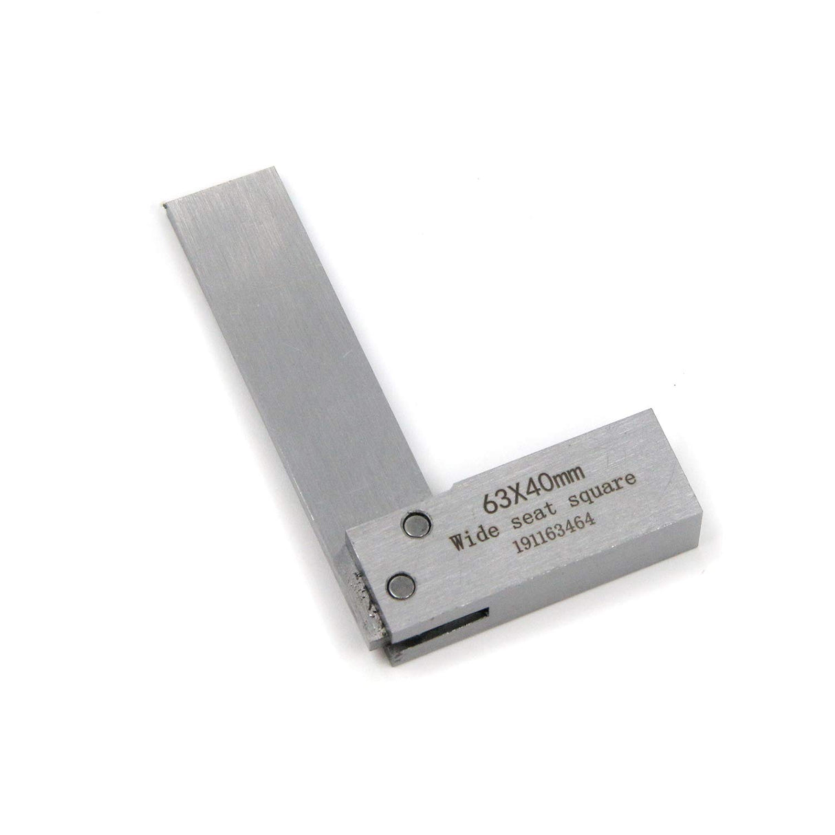 T Tulead 63x40mm Machinist Square Steel Machinist Ruler Precision Square Right Angle Measurement Woodworking Machinist Tool T Tulead