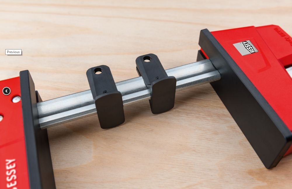 BESSEY KREX2440 K Body REVO Clamp Kit, 2 x 24 In., 2 x 40 In. and 2 KBX20 Extenders - 1700 lbs Nominal Clamping Force. , Spreader, and Woodworking Bessey