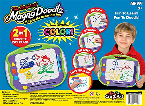 Cra-Z-Art Magna Doodle in Color For 36 months to 1200 months With Portable Magnetic Board with Eraser Cra-Z-Art