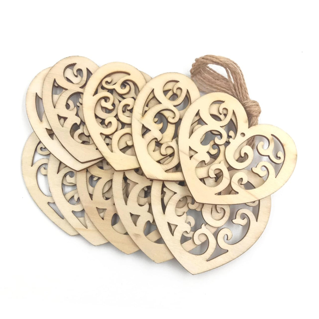 SEWOART Wooden Embellishments Crafts en Wood Log Slices SEWOART