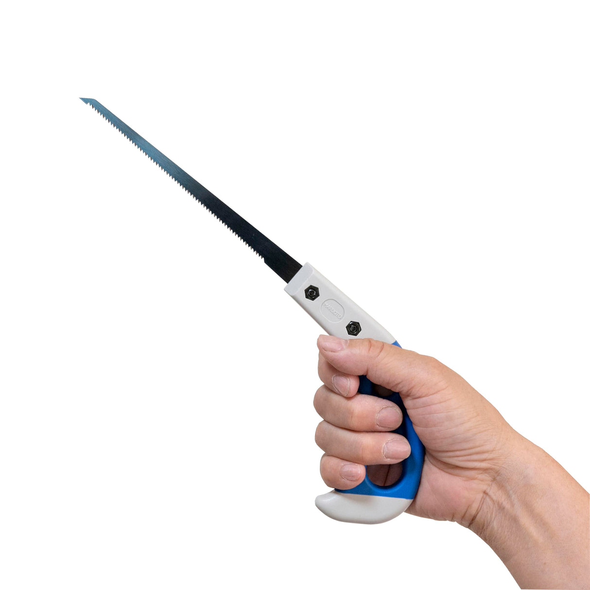 RANSHOU Jab Saw 4-3/4" (120mm) Fine Cut Tooth, Japanese Keyhole Hand Saw, Non-Slip Handle, Made in JAPAN RANSHOU