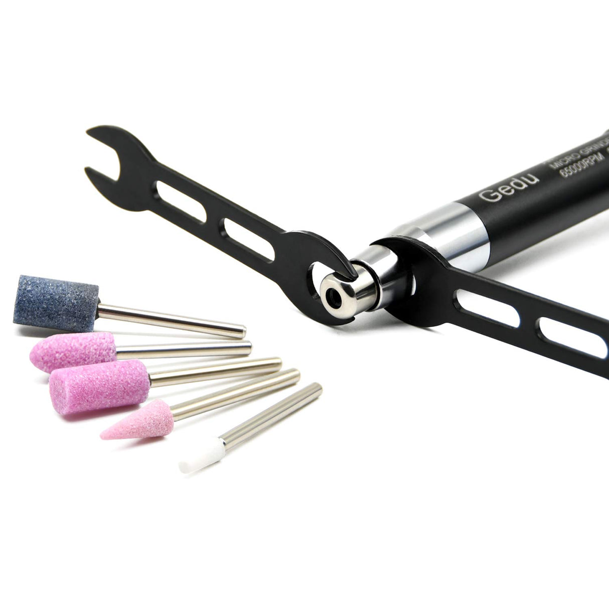 SHININGEYES 1/8" Micro Air Grinder, Pneumatic Micro Air Pencil Die Grinder Polishing Tool Kit for Polishing, Grinding, Drilling Shiningeyes