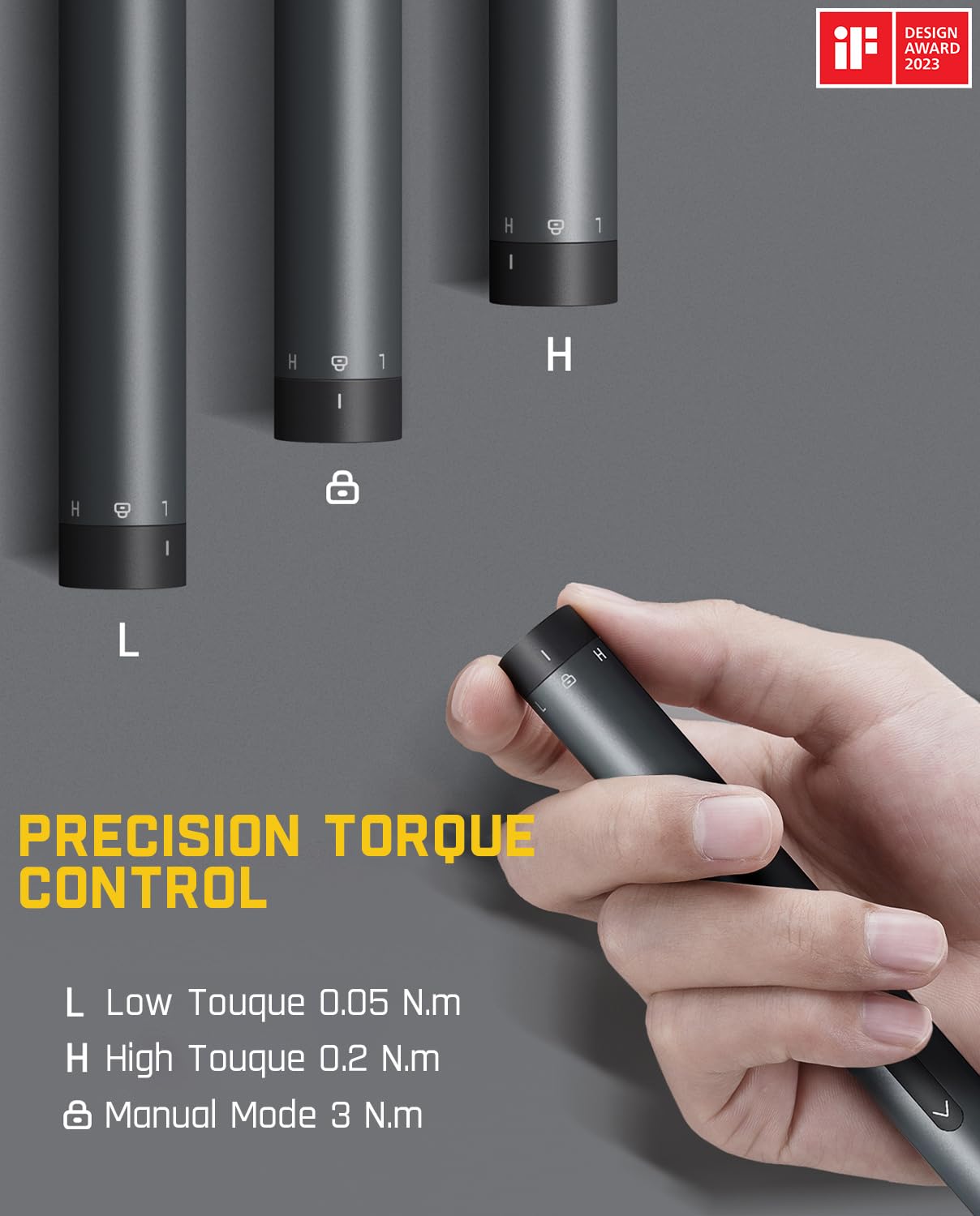 Fanttik E1 Max 3.7V Mini Electric Screwdriver, Precision Electric Screwdriver, 50-in-1 Magnetic Bits, Max 3 N.m, Magnetic Storage, 5/32''Hex, Repair Fanttik