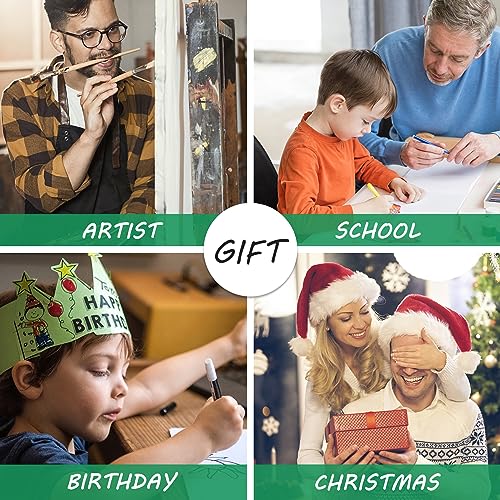 Hardcover Sketch Book, Square Sketchbook with 120LB/200GSM Thick Drawing Paper, 120 Pages/60 Sheets Sketch Pad for Adults and Kids, Large Mixed Media VANRTTO