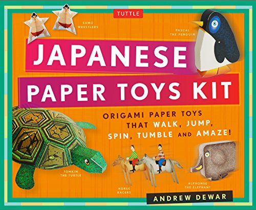 Japanese Paper Toys Kit: Origami Paper Toys that Walk, Jump, Spin, Tumble and Amaze! Tuttle Publishing