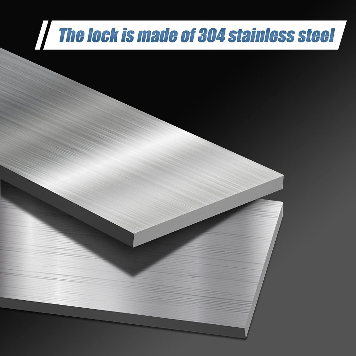 confote 39 Inch Heavy Duty Aluminum Stripes Plated Tool Box Pick Up Truck Bed RV Trailer Toolbox Waterproof Square Storage Organizer with Side confote