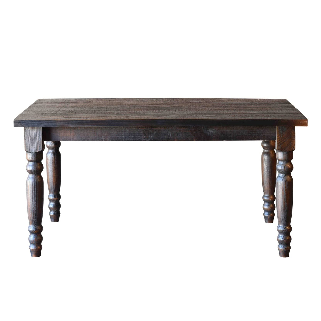 Grain Wood Furniture Valerie Original Solid Wood 63" Dining Table, Barnwood Grain Wood Furniture