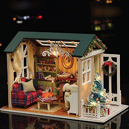 DIY Miniature Dollhouse Kit with Music Box Rylai 3D Puzzle Challenge for Adult Kids Z009