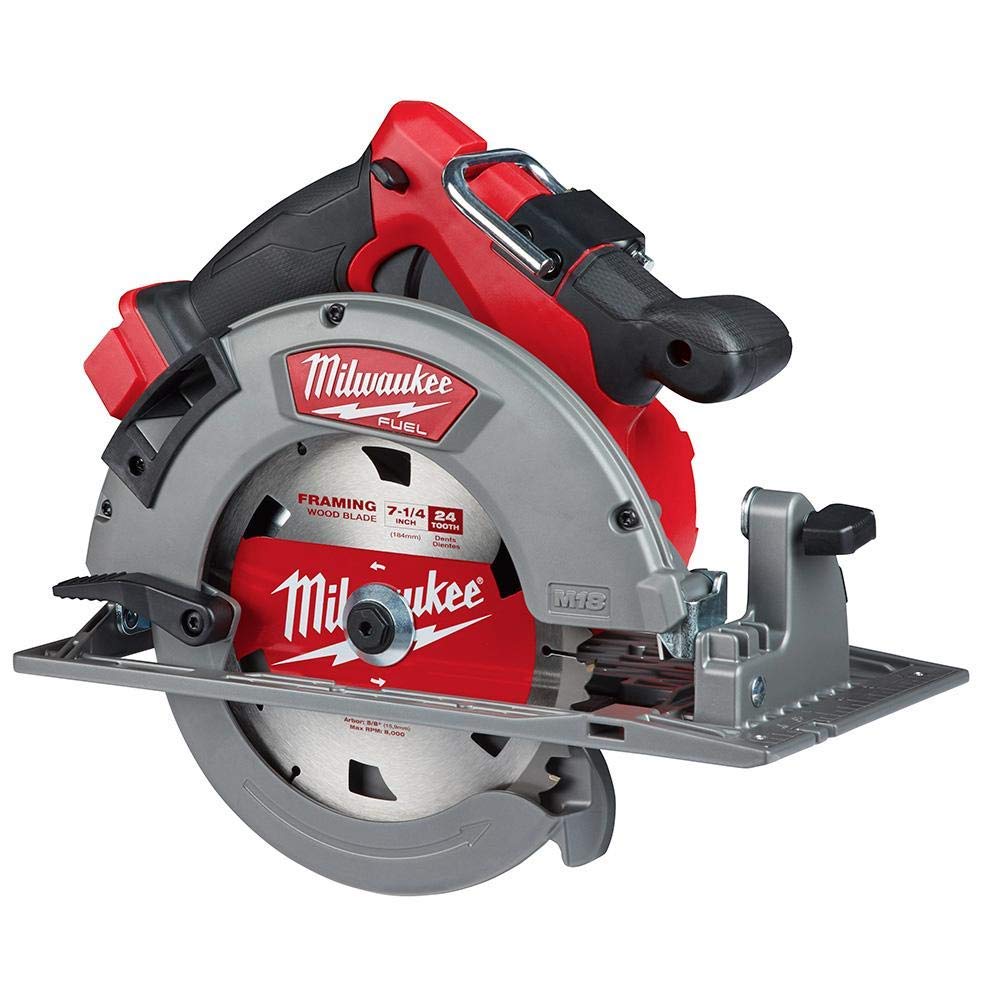 Milwaukee 2732-20 M18 Fuel 18 Volt Lithium-Ion 15 Amp 7-1/4 Inch Cordless Circular Saw (Tool Only) (Non-Retail Packaging) Milwaukee