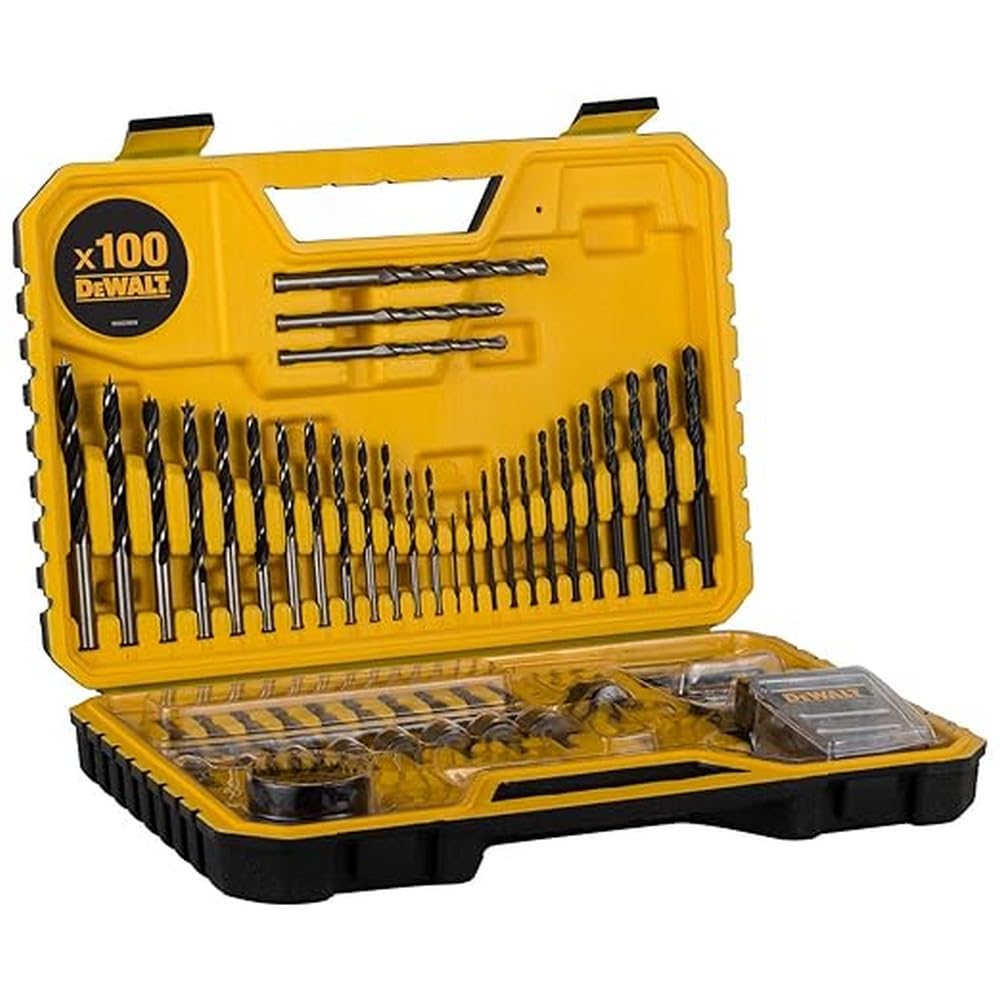 Dewalt straight shank combination drill diatary bit set 100 pieces