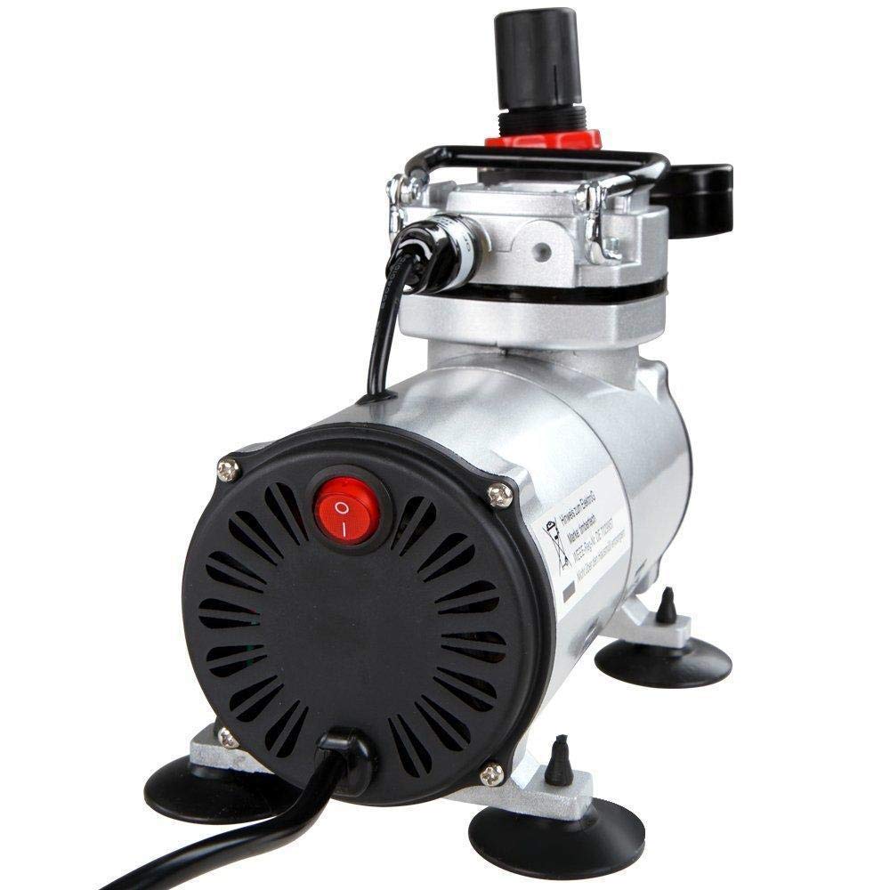 TIMBERTECH Airbrush Kit with Compressor, Multi-purpose Airbrush Compressor Set, Dual Action Gravity Feed Airbrush Kit with Airbrush Gun Hose for TIMBERTECH