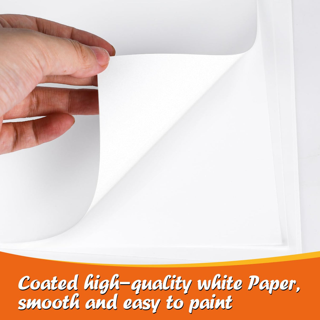 AROIC 70 Sheets Finger Paint Paper 11.8 x 15.7 inches, Paint Pad for Kids, Fingerpaint Paper For Toddlers And Kids, Kids Art Supplies, Art Paper AROIC